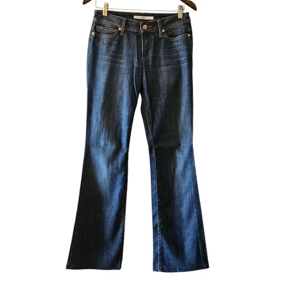Joe's Jeans Anthropologie Honey Fit Low Rise Dark Denim Hale Wash Bootcut Sz 26. - Picture 5 of 16